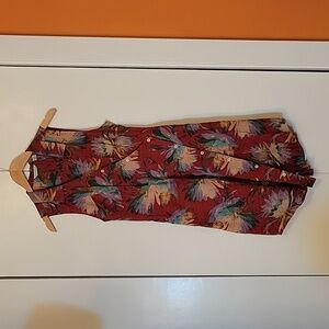 Anthropologie Floral Shirtdress